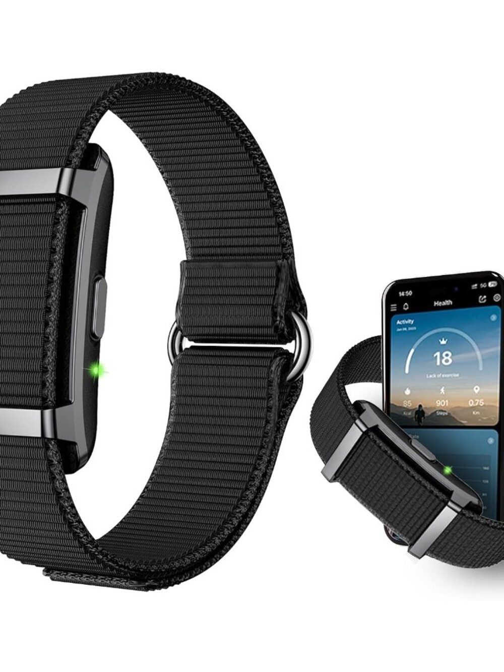 Luxury Fitness Tracker Bracelet for Men & Women - 170+ Sports Modes, Sleep Monit